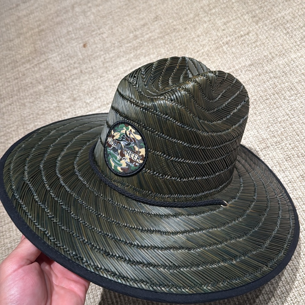Straw hat, fishing hat, beach hat